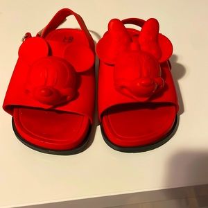 Mini Melissa Mickey & Minnie Sandals